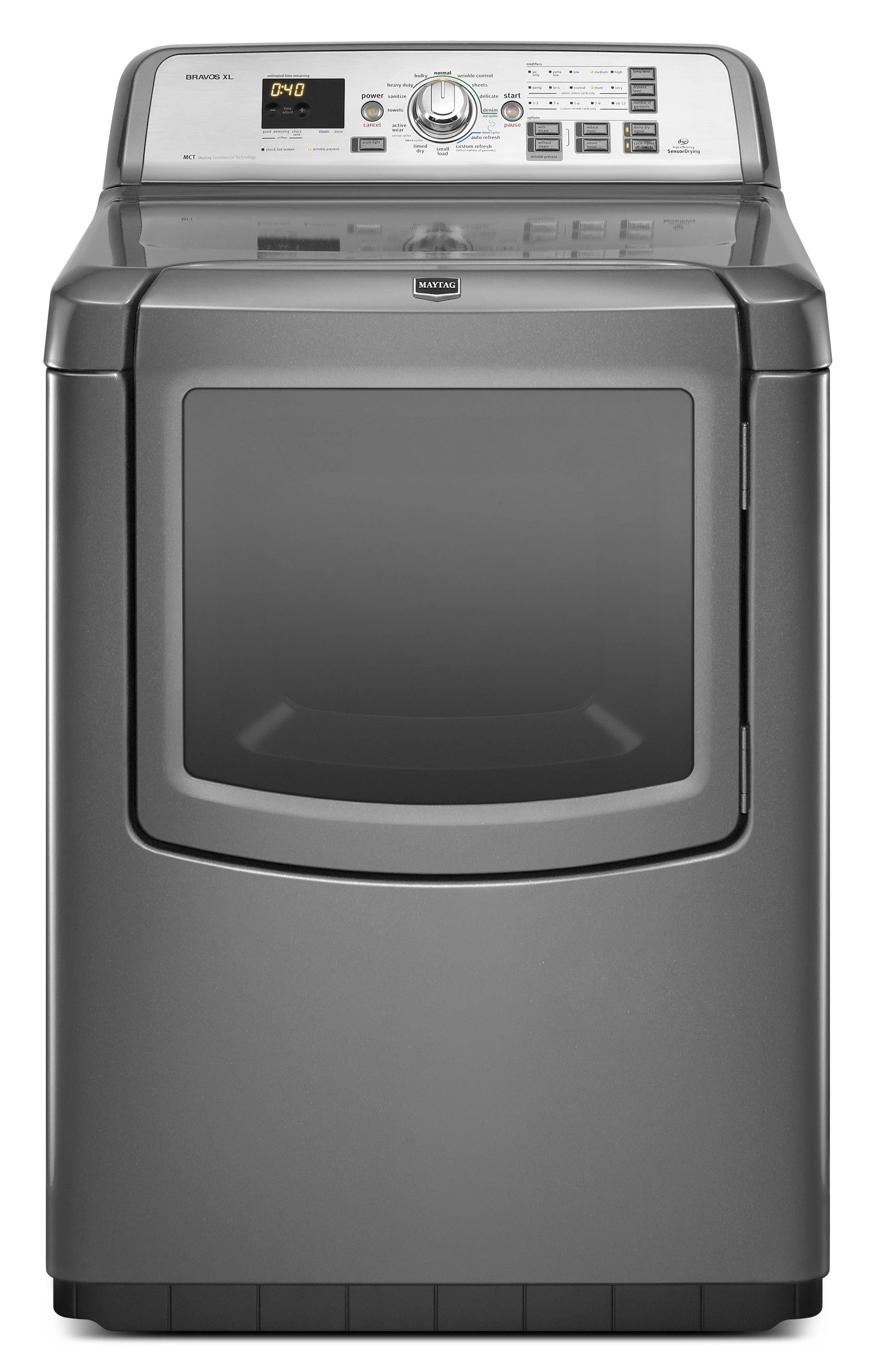 Maytag MGDB950YG 7.3 Cu. Ft. Bravos XL® HighEfficiency Gas Steam Dryer